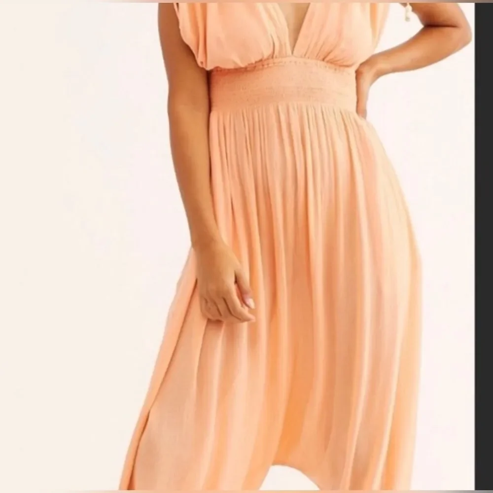 FREE PEOPLE 'WAITING FOR THE SUN TRIANGLE JUMPSUIT Size XS